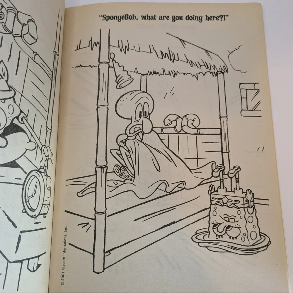 Spongebob The‎ Good Bad Krabby Employee Of The Month Golden Books Coloring Book